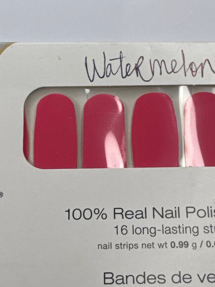 NWT Color Street "Watermelon Session" Bright Pink Nail Strips - Picture 1 of 4